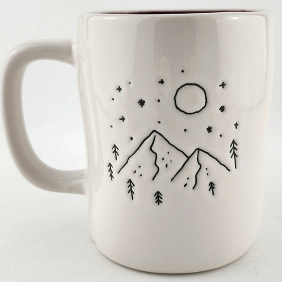 Rae Dunn Double Sided STAR GAZER Artisan White Coffee Mug Large  Letters - Picture 2 of 9